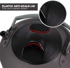 REDCAMP 0.9L Small Outdoor Camping Kettle, Aluminum Water Pot with Carrying Bag, Compact Lightweight Tea Kettle