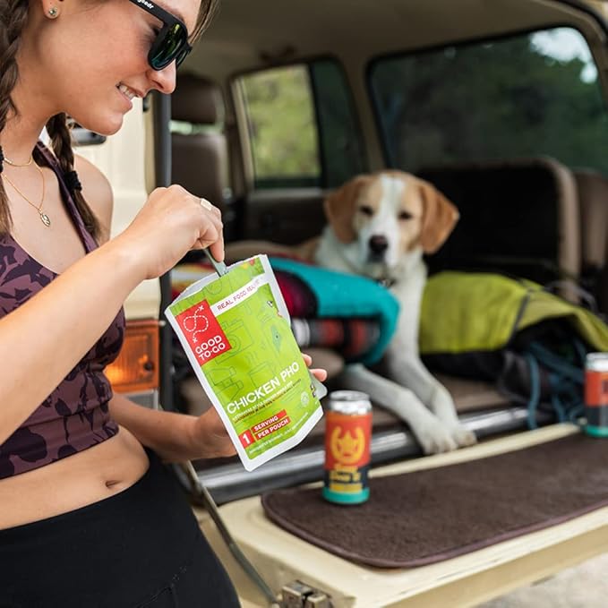 GOOD TO-GO Chicken Pho (Single Serving) | Camping & Backpacking Food | Just Add Water Backpacking Meals | Good To-Go Dehydrated Meals Taste Better Than Freeze Dried Food