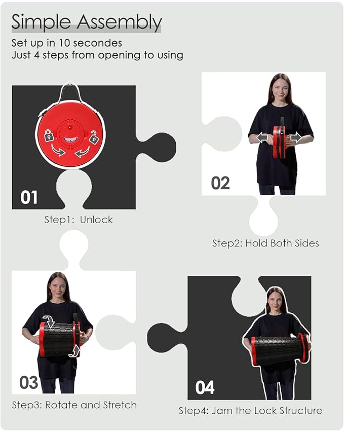 18-inch Heavy Duty Collapsible Stool - 800 lbs Capacity, 2.6 lbs Lightweight Portable Folding Stool for Camping, Travel, Music Festivals and Other Outdoor Events