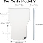 Customized for Tesla Model Y Air Mattress, Drop Stitch Portable Camping Mattress, Comfort Car Sleeping Mat with Manul Air Pump,Storage Bag, Tesla Model Y Accessories