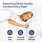 Queen Pillow Cases Set of 2 - Hotel Quality Queen Pillowcase Covers - Ultra-Soft, Comfortable, Cozy Bedding for Women, Men, Kids & Teens - Wrinkle Free & Machine Washable - White (No Pillows Included)