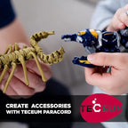 TECEUM 5/32" Paracord Rope 1000 – 1000ft / 200ft / 100ft / 50ft – Tactical Parachute Cord 4mm – 45+ Colors – Nylon String for Survival & Camping Gear – Stripe Cord for Survival – Utility Rope