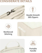 ECOHUB 4 Set /6 Set Packing Cubes for Travel Durable Suitcase Organizer Bags Set with Personalized Tag Various Sizes Travel Essentials Traveling Accessories for Luggage Machine Washable