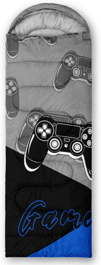 AILONEN Outer Space Astronaut Camping Sleeping Bags,Lightweight & Waterproof,3 Season Warm & Cool Weather,Cartoon Sleeping Bags for Kids,Boys Girls Travelling,Outdoors