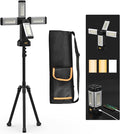 Upgraded Aluminum13200mAh Rechargeable Work Light with Folding Stand and Carrying Bag, 8000 Lumen Cordless Camping Light, White/Warm/Nature White with Detachable Tripod (Standard)