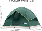 unp Camping Tent 2/3/4/6 Person Dome Tent, Easy to Set Up for Camping, Lightweight Camping Tent, Portable Camping Tent for Outdoor and Backpacking Beaches