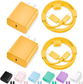 iPhone Charger Fast Charging,[MFi Certified] 2Pack 20W Type C Fast Charger Block with [10FT&6FT] USB C to Lightning Cable Compatible for iPhone 14/13/12/11 Pro Max/Xs Max/XR/X,iPad