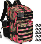 Military Tactical Backpack 45L Large Tactical Backpack for Men, Hiking Rucksack With Bottle Holder