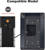 The Fansoun Ring Solar Charger Battery Doorbell Is Only Compatible With Battery Doorbells (USB-C Port) Waterproof Continuous Solar Panels And Is Not Suitable for Micro USB or Other Plug Type Doorbells