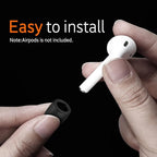 Compatible Airpods Strap, Silicone Anti-Lost Strap Connector Sports Neckband Compatible for Airpods Pro 3/2/1, Air Pod 4, 3, 2, 1, Black with Light Blue