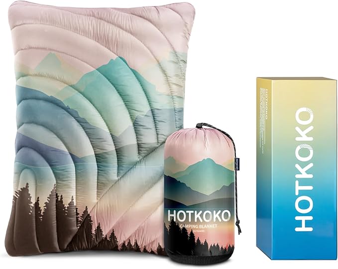 Camping Pillow,Supportive Compressible Travel Pillow Large Size Lightweight Camp Pillow with Storage Bag for Camping,Hiking,Backpacking,Airplane