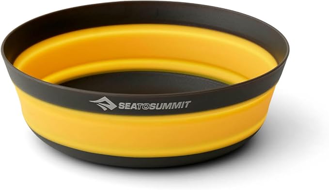 Sea to Summit Frontier Ultralight Collapsible Bowl, Medium (23 fl oz), Sulphur Yellow