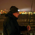 LED Beanie Hat with Light, USB Rechargeable LED Headlamp, Gifts for Men, Him, Husband, Boyfriend, Gifts for Dad, Husband, Father, Grey