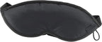 Lewis N. Clark Men's Travel Comfort Eye Mask with Adjustable Straps, Black, 1 Count (Pack of 1)