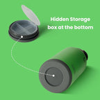 BOTTLE BOTTLE 32oz Insulated Water Bottle Stainless Steel Sport Water Bottle with Straw Dual-use Lid Design for Gym with Pill Box