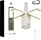 KLARUS CL2 Rechargeable Camping Lantern, 750LM 7 Light Modes Waterproof Foldable Tent Light with Power Supply for Emergency, Camping, Beach, Travel, Power Outages