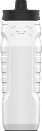 Under Armour Squeeze Water Bottles, 32 oz Water Bottles, Sideline Sports Water Bottle with Quick-Shot Lid, Quick & Easy Hydration, Gym Water Bottles, Squeeze Bottle, 1 32oz Bottle