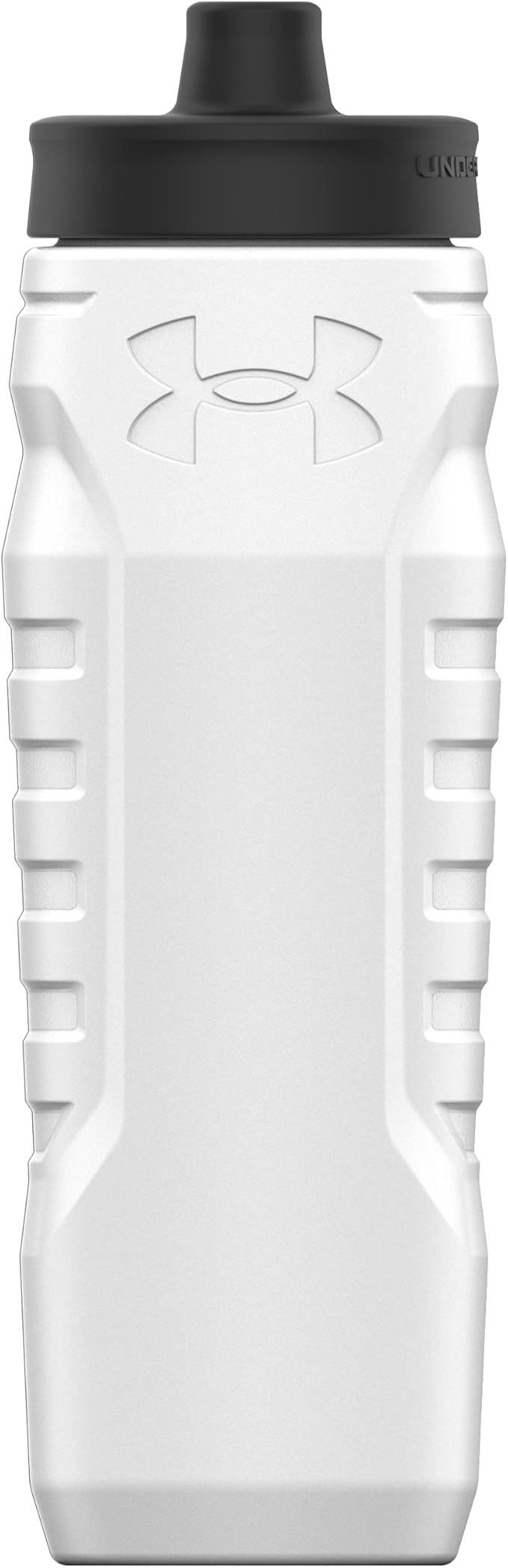 Under Armour Squeeze Water Bottles, 32 oz Water Bottles, Sideline Sports Water Bottle with Quick-Shot Lid, Quick & Easy Hydration, Gym Water Bottles, Squeeze Bottle, 1 32oz Bottle