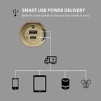 ELECOM NESTOUT 2-Panel Solar Panel Charger + 10000mAh Outdoor Power Bank (Black)