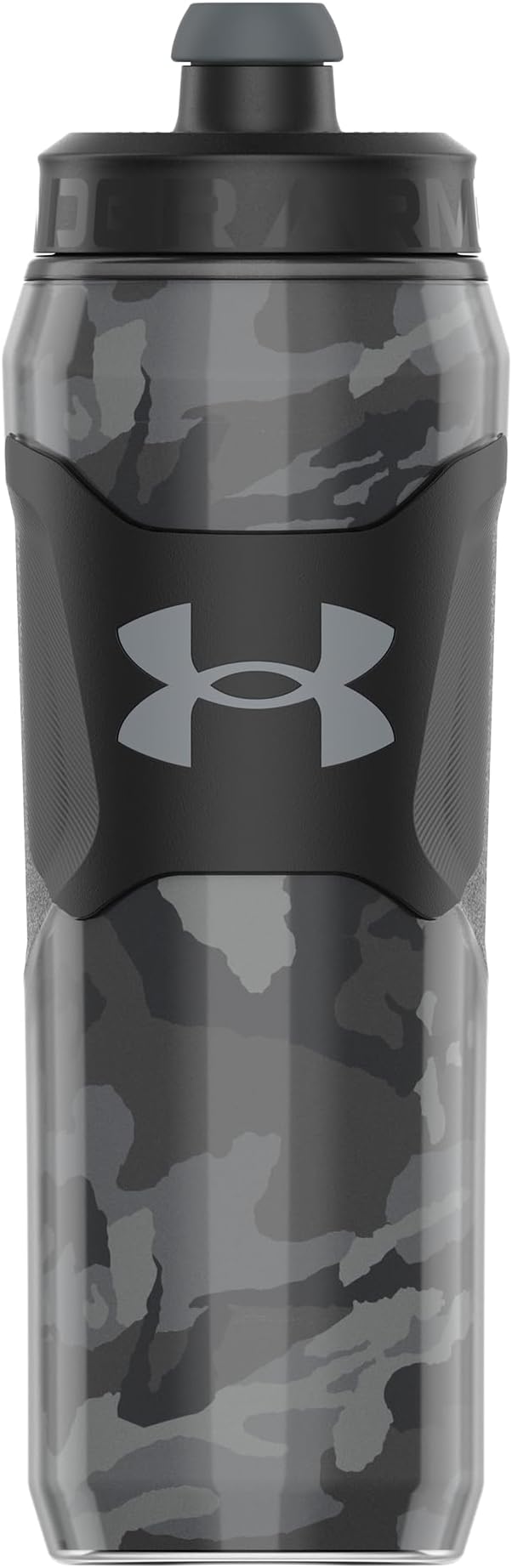 Under Armour UA 28oz Playmaker Squeeze Insulated 2 Black Steel Camo OSFA