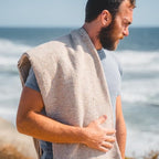 Open Road Goods Solid Color Mexican Yoga Blanket – Large Handwoven Throw for Yoga, Beach, Camping or Home – Soft and Durable Cotton Blend