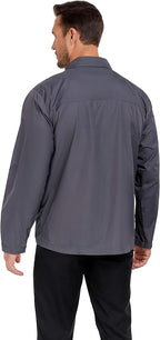 Mens Windbreaker Jackets Lightweight Packable Windproof for Casual Hiking Outdoor