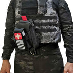 Ifak Med Trauma Kit, Black Molle Tactical Emergency First Aid Kit,Military Survival Molle EMT Medical Kit Refill Supplies Fot Duty Belt