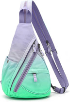 KL928 Canvas Sling Bag - Small Crossbody Backpack Shoulder Casual Daypack Rucksack for Men Women