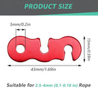 30Pcs Guyline Tensioner Aluminum Alloy Guy Line Cord Adjusters Tent Rope Tensioners Paracord Tensioner for Outdoor Tent Camping Hiking Accessories