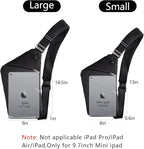 Anti Theft Crossbody Bags Sling Bag for Women Men Waterproof Wander Bag for Sports and Travel. (1.0Black, Large)