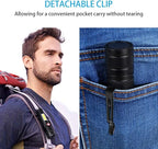 Hoxida Magnetic Flashlight USB Rechargeable, Super Bright LED Tactical Flashlight with Cob Sidelight, Waterproof, Zoomable Best Small LED Flashlight for Camping, Emergency Flashlights