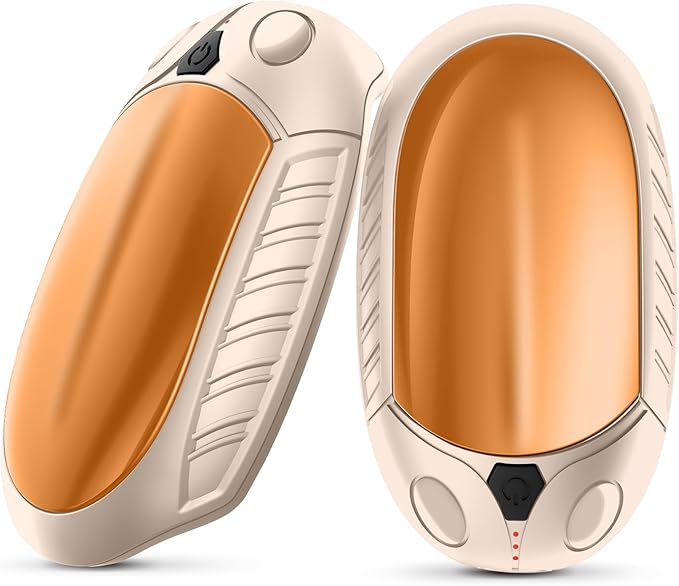 Classic Hand Warmers Rechargeable 2 Pack, AI Temperature Control Pocket Size Electric Handwarmers, Quick Charge Portable Hand Warmer Great Gift for Christmas Outdoors, Hunting, Golf, Camping