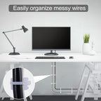 100 Pcs Cable Zip Tie Saddle Type Mounts Base with 100 Pcs 8" Cable Ties and 100 Pcs Tapping Screw, Wire Cable Clips Organizer Holders Clamps White