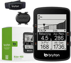 Bryton Rider 460 Sensor Bundle 2.6 Inch LCD GPS Bike Computer Innovative Navigation Assistance, Compatible with E-Bike and Bike Radar, 32hrs Long Battery Life, Bluetooth ANT Waterproof