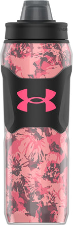 Under Armour UA 28oz Insulated Playmaker Squeeze Pink Poppy OSFA