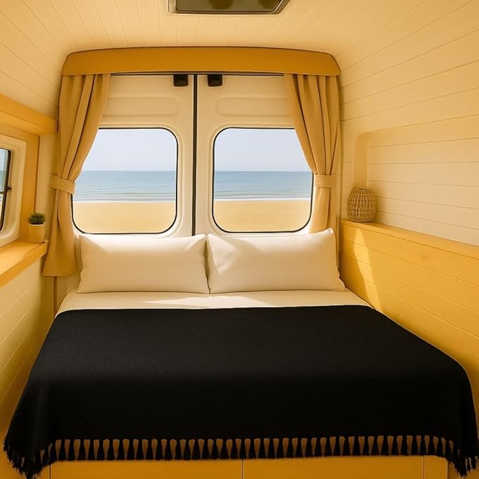 Open Road Goods Solid Color Mexican Yoga Blanket – Large Handwoven Throw for Yoga, Beach, Camping or Home – Soft and Durable Cotton Blend