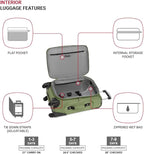 SwissGear Sion Softside Expandable Luggage with Spinner Wheels, Evergreen, 3-Piece Set (21/25/29)