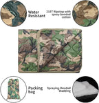 LOOGU Camo Blanket Waterproof Insulation Poncho Liner for Outdoor Camping, Hiking, Hunting, Survival, Backpacking, Picnicking