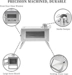 FIREHIKING Titanium Stove Portable Folding Tent Ta1 Stove Slide Mini for Camping Backpacking Hunting Cooking 3.4lb