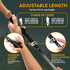 Premium Foldable Hiking Poles by USA Brand - Adjustable, Lightweight Trekking Poles Made of Aircraft Aluminum, Metal Flip Locks & Comfortable Real Cork and EVA Foam Grips