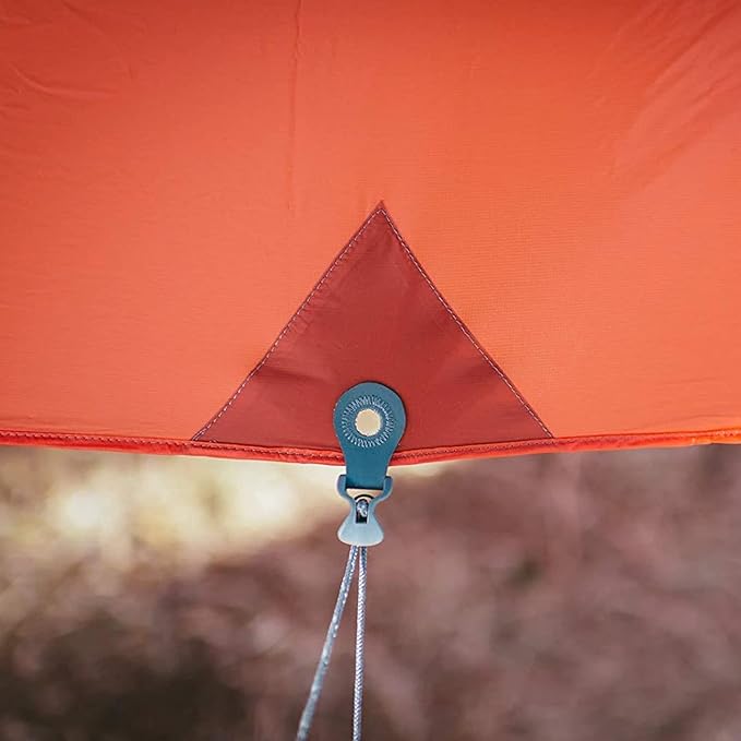 KAMMOK Kuhli: Ground-to-air, Weatherproof Protection in The Backcountry. (A high Performance shelter Equipped to Adapt to Varied environments), Ember Orange
