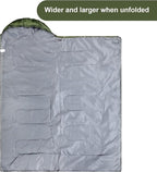 Tudomro 2 Pcs Camping Sleeping Bag for Adults, Lightweight Packable Waterproof Camping Gear Equipment to Keep Warm for Spring Summer Fall Indoor Outdoor Backpacking Hiking Travel