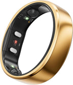 RingConn Gen 2, World’s First Smart Ring with Sleep Apnea Monitoring, No APP Subscription, 12-Day Battery Life, Stress/Heart Rate/Women's Health Tracker, Android & iOS Compatible (Rose Gold, Size 10)