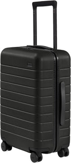 Away Carry-On Luggage, Lightweight Hardside Suitcase with Spinner Wheels, 22 Inch Airline Approved, TSA Lock, Jet Black