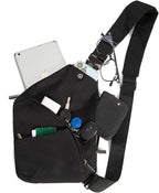 Anti Theft Crossbody Bags Sling Bag for Women Men Waterproof Wander Bag for Sports and Travel. (2.0BLACK, Small)