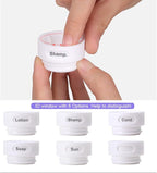 Cute Silicone Travel Size Bottles Set for Toiletries, BPA Free, Leak Proof Squeezable Travel Containers With Built-in Labels, TSA Approved Refillable Travel Essentials Accessories (4pcs)