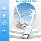 iPhone 16 15 Fast Charger,Type C Charging USB C Charger 20w Power Adapter Fast Charging Block Charge with 2Pack 3FT C Cable for iPhone 16/16 Plus/16e/15/15 Plus/15 Pro/15 Pro Max/iPad Pro 12.9/iPad 11