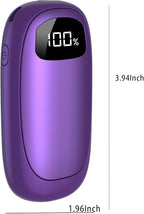 Hand Warmers Rechargeable - Electric Hand Warmers, Max 20 Hrs Warmth 4 Levels Heat Up to 131℉, Dual-Side Heating Portable Reusable Pocket Heater 2 Pack for Raynauds, Hunting, Camping, Golf