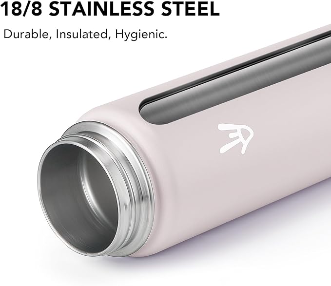 Enerbone 32 oz Insulated Water Bottle, Stainless Steel Bottle with Carrying Strap, Double-Wall Vacuum Insulation Design, Leakproof Sports Bottle with Straw, Keep Drinks Cold or Hot for Hours