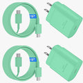 USB C Android Charger Fast Charging Cord, Super Fast Phone Chargers 10FT C to C Type Cable with 25W USBC Wall Block for Samsung Galaxy S26 S25 S24 Ultra Plus/S23/S22/S21/S20/Note 20/10, Green